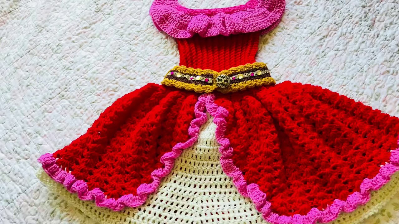 Vestido de Crochê da Princesa de Avalor