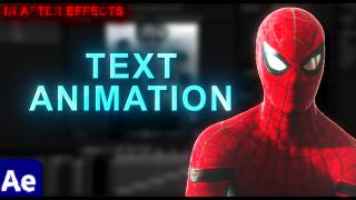 Smooth Pop Up Text Animation in After Effects | #aftereffects