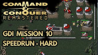 Command & Conquer Remastered Speedrun (Hard) - GDI Mission 10