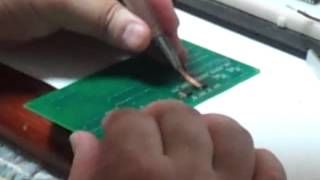 Tssopパッケージのハンダの吸い取り方法