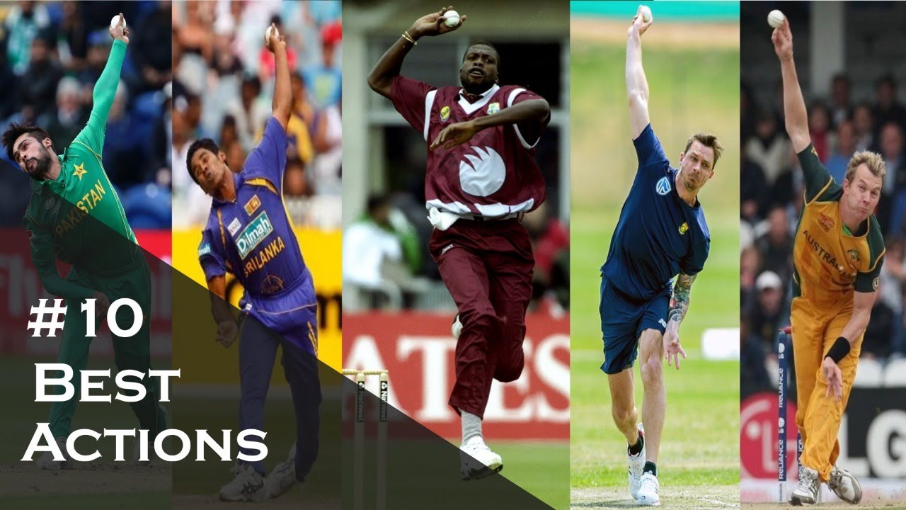 Top 10 Clean & Smooth Fast Bowling Actions - YouTube