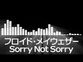 【メイウェザー入場曲】RIZIN Floyd Mayweather Entrance Theme【フロイド・メイウェザー／Sorry Not Sorry】