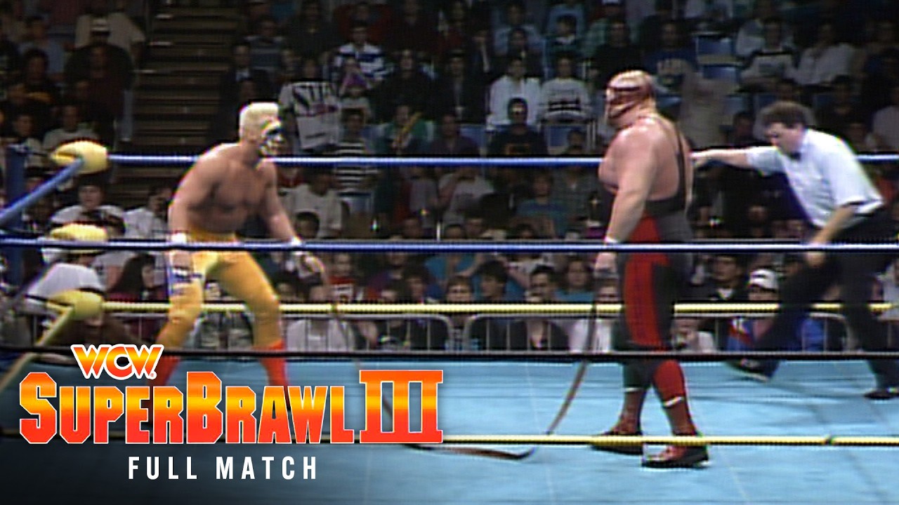 FULL MATCH: Vader vs. Sting | White Castle of Fear Leather Strap Match: WCW SuperBrawl III