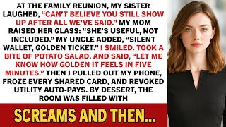 At The Family Reunion, My Sister Laughed, “Can’t Believe You Still Show Up After All We’ve Said.”