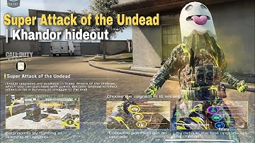 Codm - Super Attack of the Undead | Khandor hideout Mp mode - Season 9 Graveyard Shift 2023
