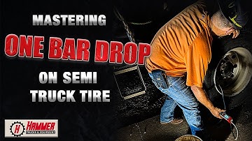 Watch him master the one bar drop on a semi truck tire