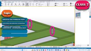 CLASS 7 | MODELING BEAM TO BEAM WEB CONNECTIONS | TEKLA STRUCTURE FULL COURSE IN BANGLA