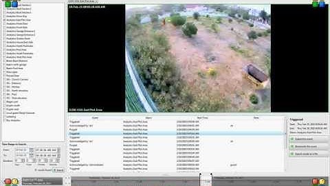 Krypto Security – Searching for alarms generated from its adaptive video analytics cameras.