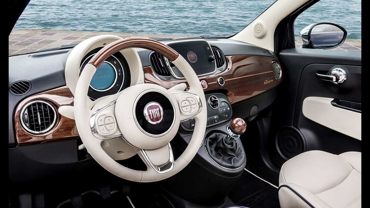 New Fiat 500 Riva Interiors Youtube