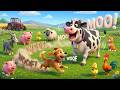 Canción de los Sonidos de los Animales 🐮🐷 Aventura del Bebé Dinosaurio para Niños y Bebés
