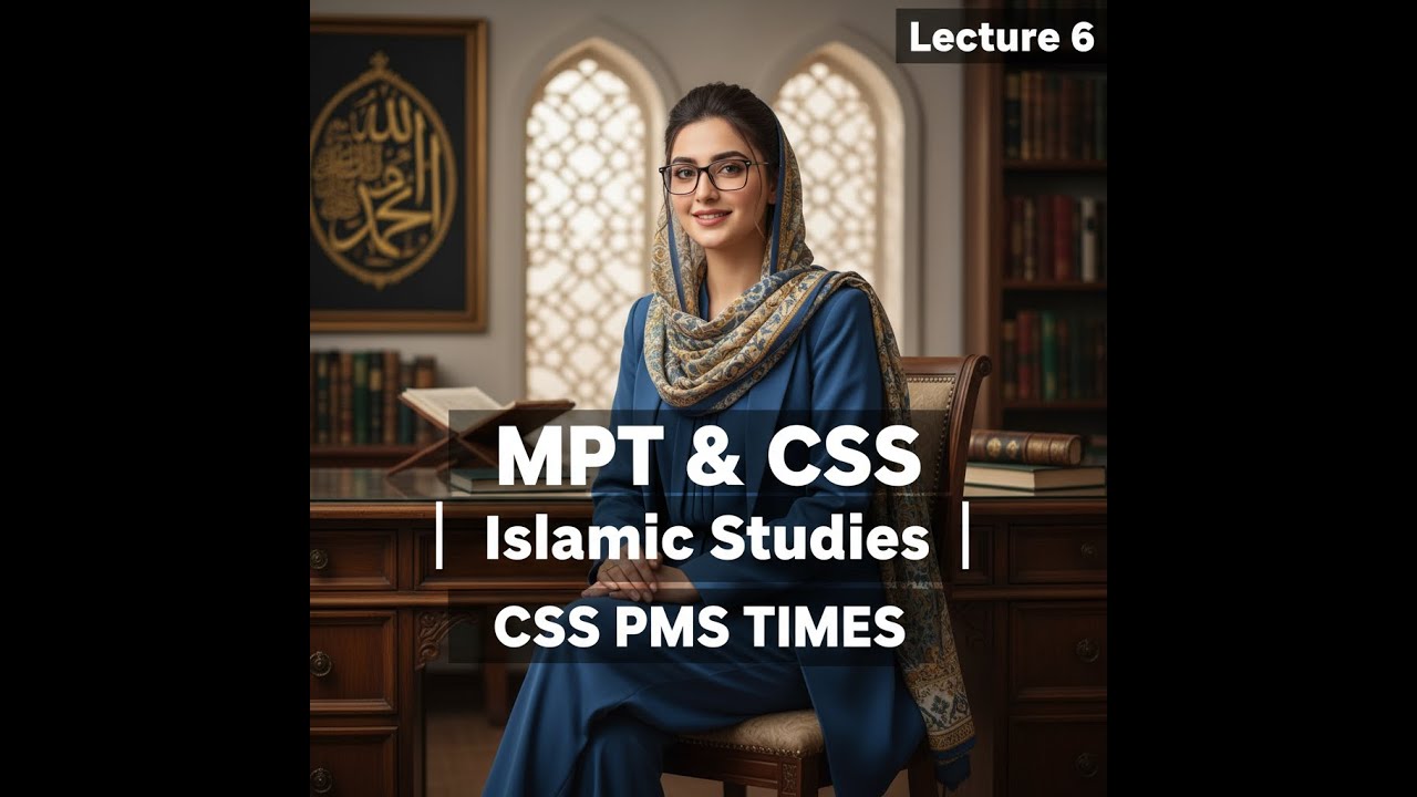 MPT & CSS Islamic Studies – Lecture 6 | CSS PMS TIMES - YouTube