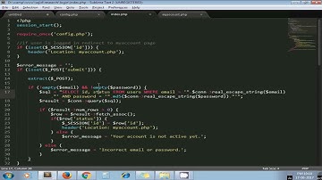 Login And Registration System Using PHP And MySQLi - Part1