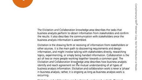 How to Elicit Requirements and Collaborate with Stakeholders(Certified Business Analyst  - Part 19)