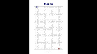 Free Printable Maze Puzzle #5 | Intermediate Brain Game #Shorts