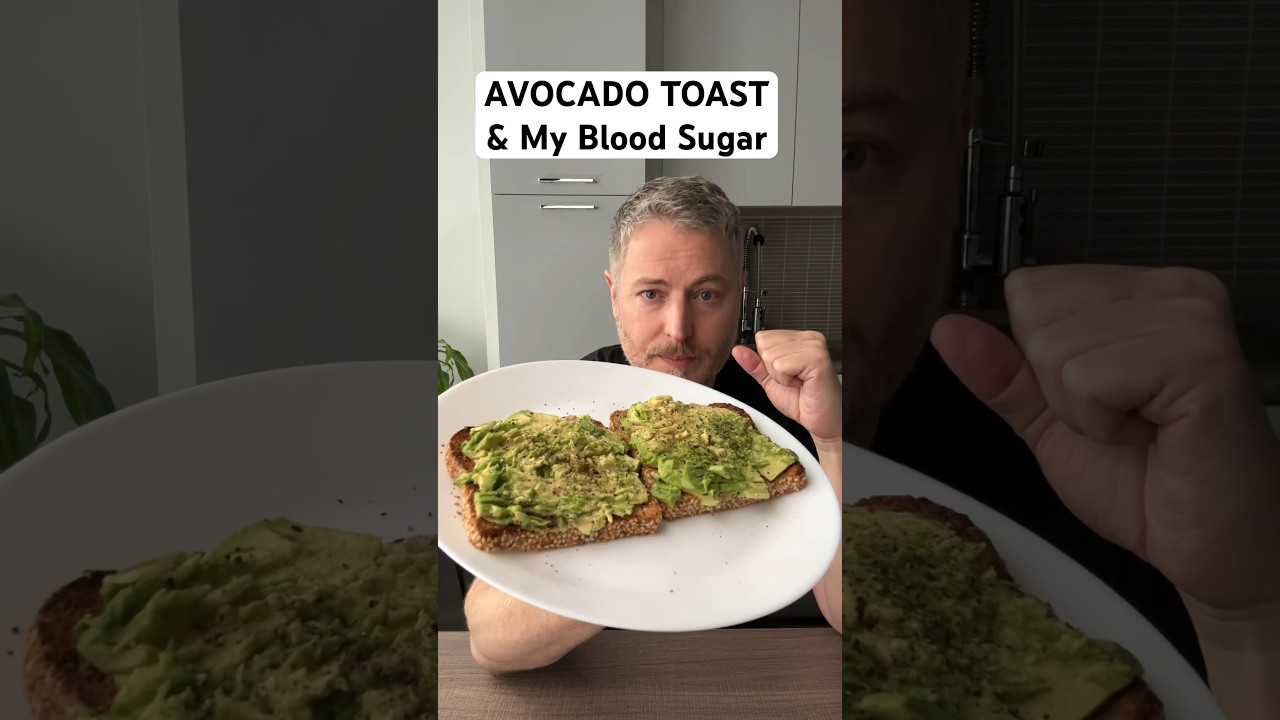 Avocado on toast and my blood sugar.  
