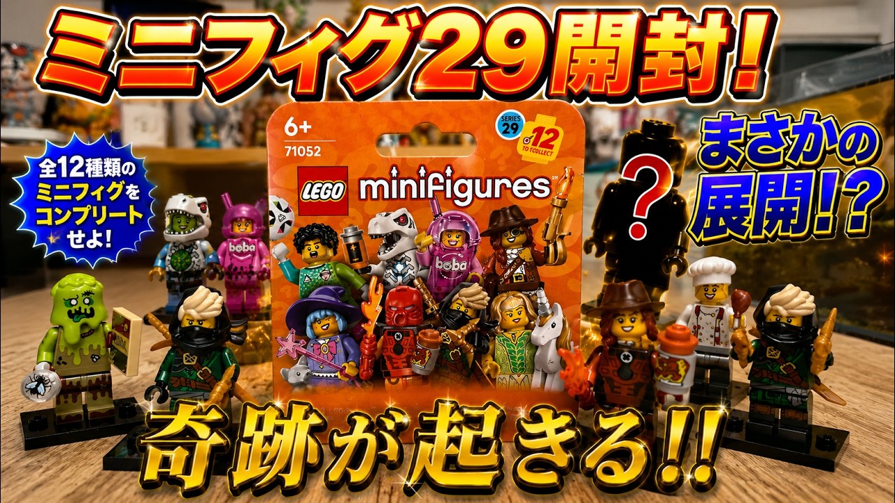 LEGO] A Miracle Happened! LEGO Minifigures Series 29 Unboxing