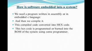 Embedded System Design ,ESD LEC 7