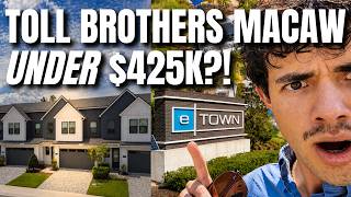 $420K Jacksonville FL Townhome Tour | Newton at eTown (Toll Brothers)