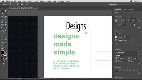 Adobe Illustrator CC tutorials for beginners | Illustrator Text Basics |  Add a line of text