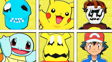 I BECAME POKEMON PIKACHU AND FOUND ALL THE BACKROOM MORPHS ! ROBLOX