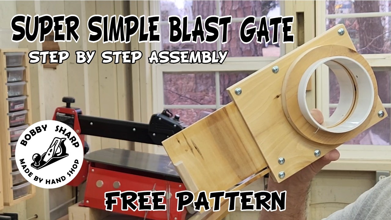 DIY 4" Blast Gate | Bobby Sharp - YouTube