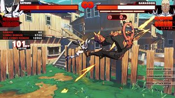 Kill la Kill: IF - Satsuki Kiryuin (Dual-Wield) Valor lvl 1 13.3k combo