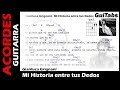 MI HISTORIA ENTRE TUS DEDOS 💔 - Gianluca Grignani ( Letras - Acordes GUITARRA 🎸- Karaoke )