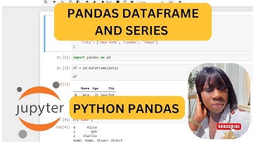 Python Pandas Tutorial: Pandas DataFrame and Series .(Beginners Guide)