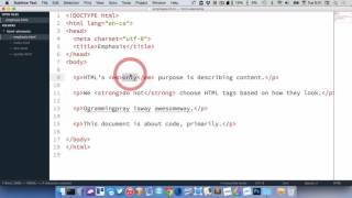 HTML phrasing elements