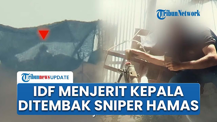 2 Tentara Israel Asyik Istirahat di Bawah Tenda,  Kepala Ditembak Sniper Hamas hingga Ambruk