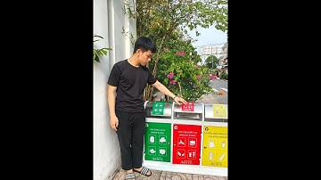 Thùng rác 3 ngăn ngoài trời - VotCo Commercial Bin