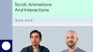 Wix Studio | Webinar: Add motion and depth to your sites with scroll, animations and interactions