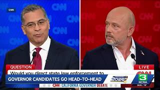 Becerra, Hilton go head-to-head in California gubernational debate