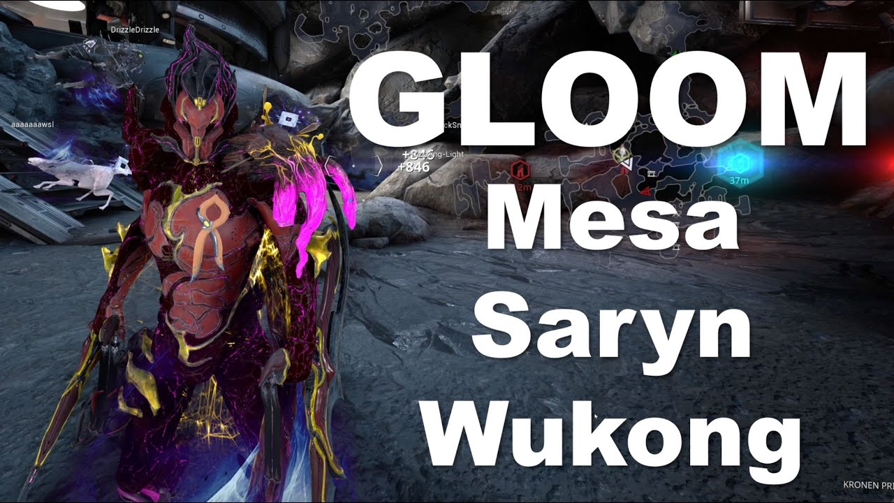 Gloom Helminth Build Mesa Saryn Wukong GOD of Tank | Warframe 2021 Update 30