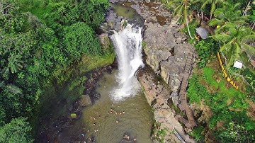 🇮🇩 Tegenungan Waterfall / Bali / Indonesia [4K Ultra HD video from drone and land]