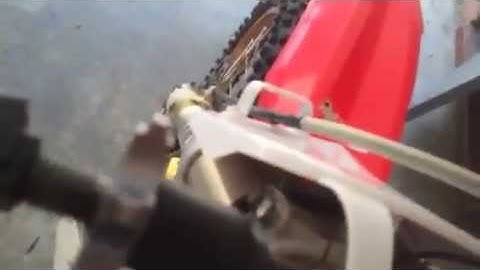 2009 CRF450R Running Poorly