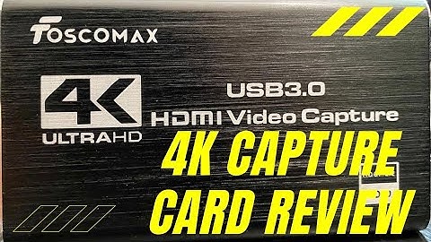 Unboxing/Review: Foscomax Capture Card 2020 #foscomax #capturecard #4k #108060fps