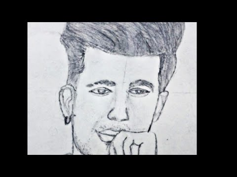 Punjabi singer jass manak sketch | pencil drawing | - YouTube