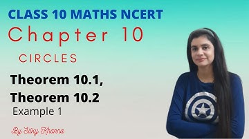 Class 10 maths/Circles/Theorem 10.1/Theorem 10.2/Example 1/NCERT