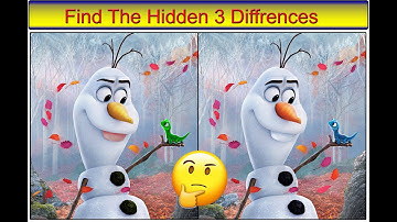 ONLY TRUE GENIUS CAN FIND THE DIFFERENCE  100% FAIL  FROZEN 2 MOVIE PUZZLE Quick Quiz Mind Fun Test