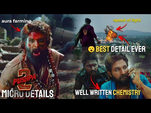 Pushpa 2 The Rule Movie Micro Details | Pushpa 2 Hidden Details | Vithin Cine