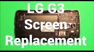 LG G3 Screen Replacement Repair How To Change