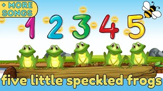 Five Little Speckled Frogs Kids Song Collection | Number Songs For Kids