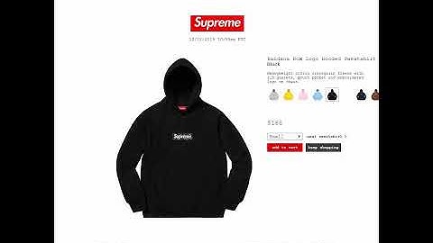 SupCopAuto: Supreme FW19 Week 16 LIVE Cop Video - Bandana Boxlogo Hooded sweatshirts black
