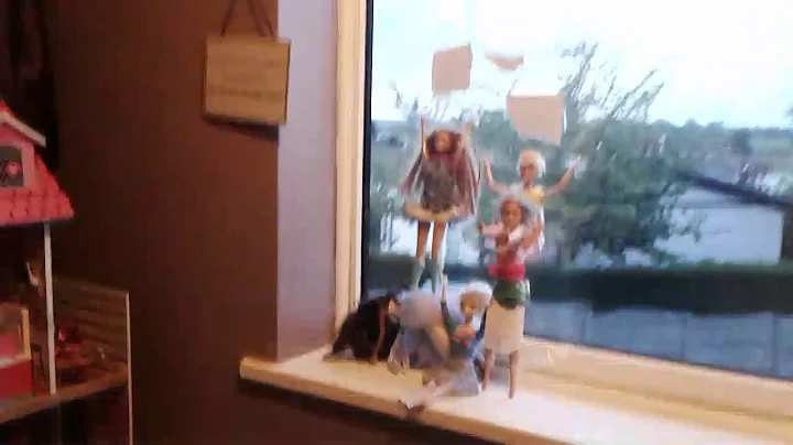 My daughters dolls doing troupe!!!