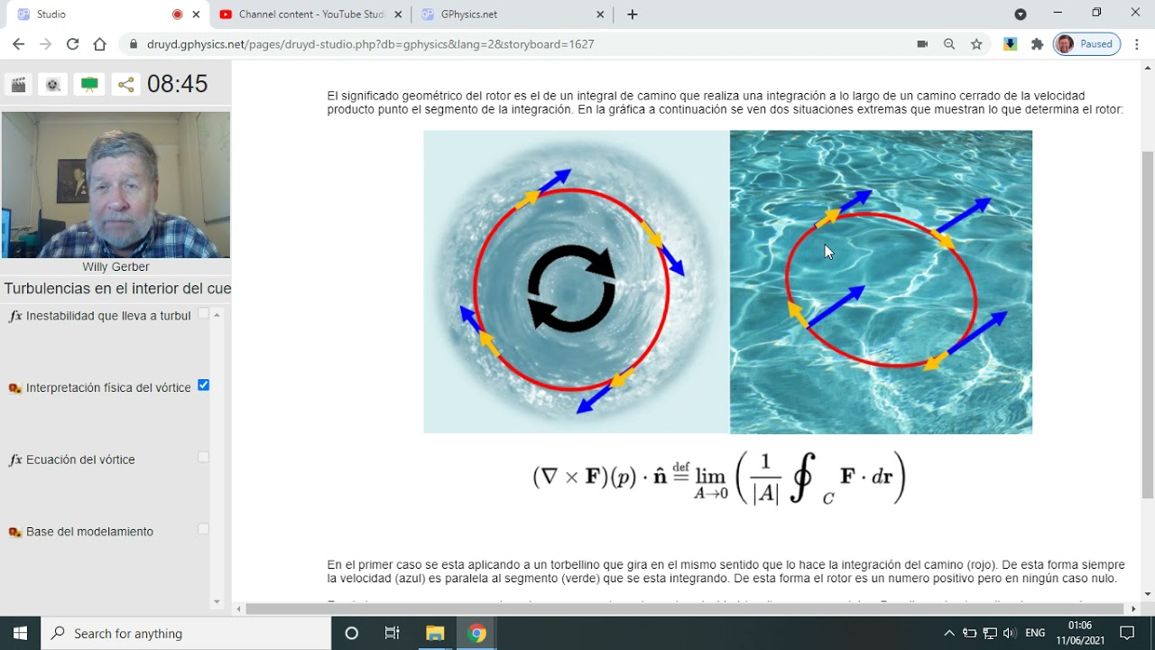 Video: Turbulencias en el interior del cuerpo de agua