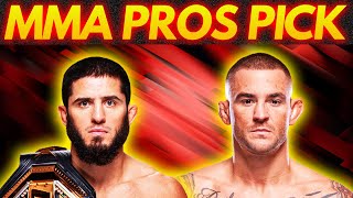 MMA Pros Pick ✅ Islam Makhachev vs. Dustin Poirier - Part 1 ? UFC 302