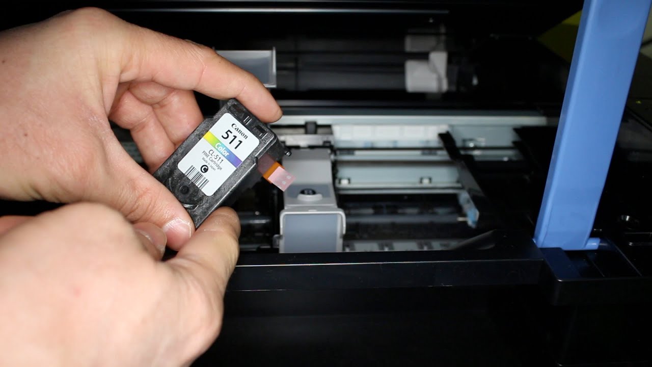 Positiv Hest lade Canon PIXMA MP495 - How to Replace Printer Ink Cartridges - YouTube