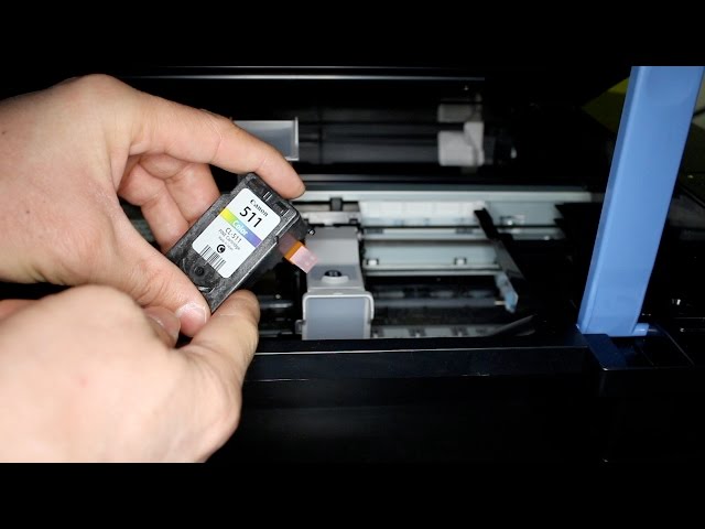 Canon PIXMA MP495 - How Replace Printer Cartridges - YouTube