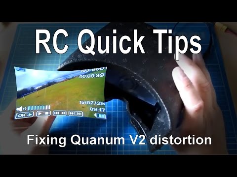 RC Quick Tip - Fixing Quanum V2 FPV Goggles picture distortion